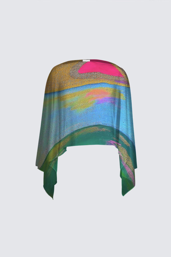 See through Poncho (Chiffon) - Image 7