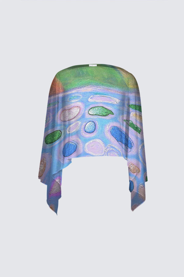 See through Poncho (Chiffon) - Image 5