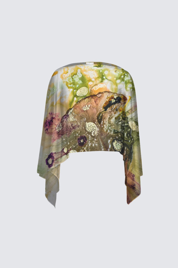 See through Poncho (Chiffon) - Image 9